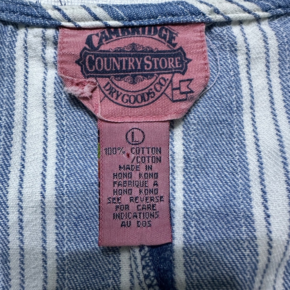 Cambridge Country Store Patchwork Vest Womens L Americana Patriotic Folk Native - Picture 3 of 10